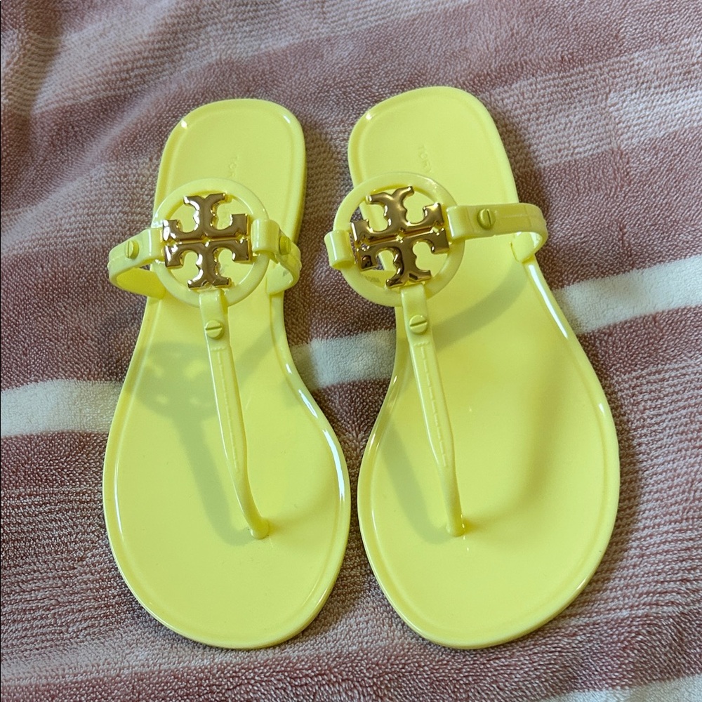 Tory Burch Yellow Sandals